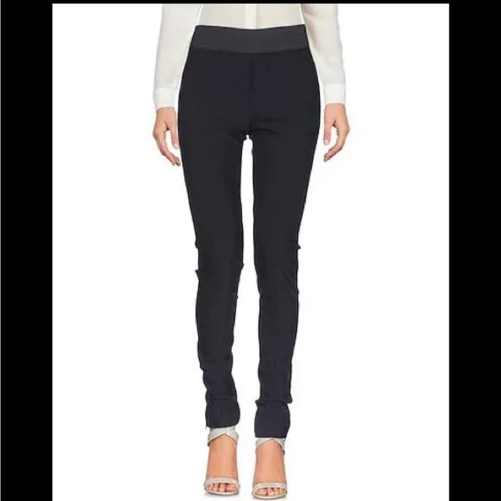 Stella McCartney two tone navy and black pants elastic band size 6
